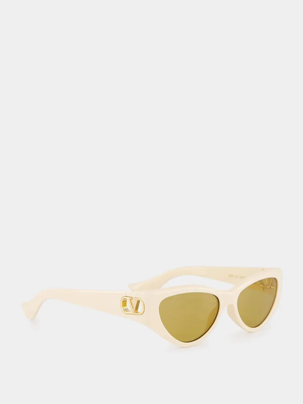 Ivory and Brown Vain Light Bio Inject Sunglasses sold by Fashion Clinic product image thumbnail 2