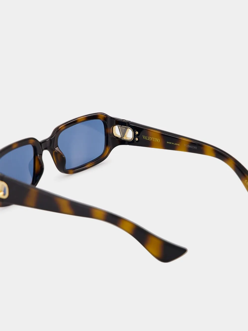 Tortoiseshell and Blue Vain Light Bio Inject Sunglasses sold by Fashion Clinic product image thumbnail 4