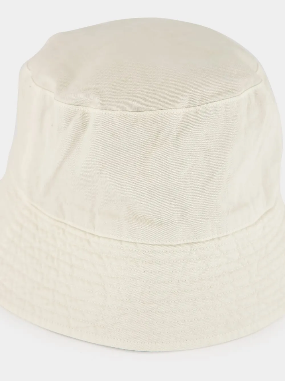 Ivory Garment-Dyed Finx Chino Bucket Hat sold by Fashion Clinic product image thumbnail 3