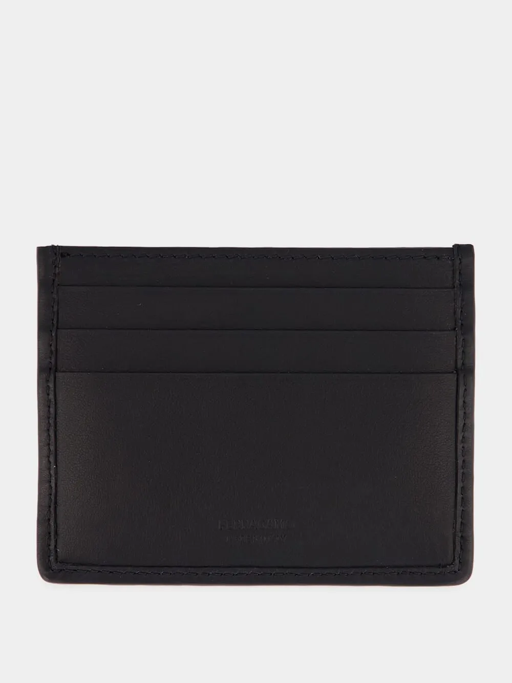 Brown and Black Woven Leather Card Holder sold by Fashion Clinic product image thumbnail 2