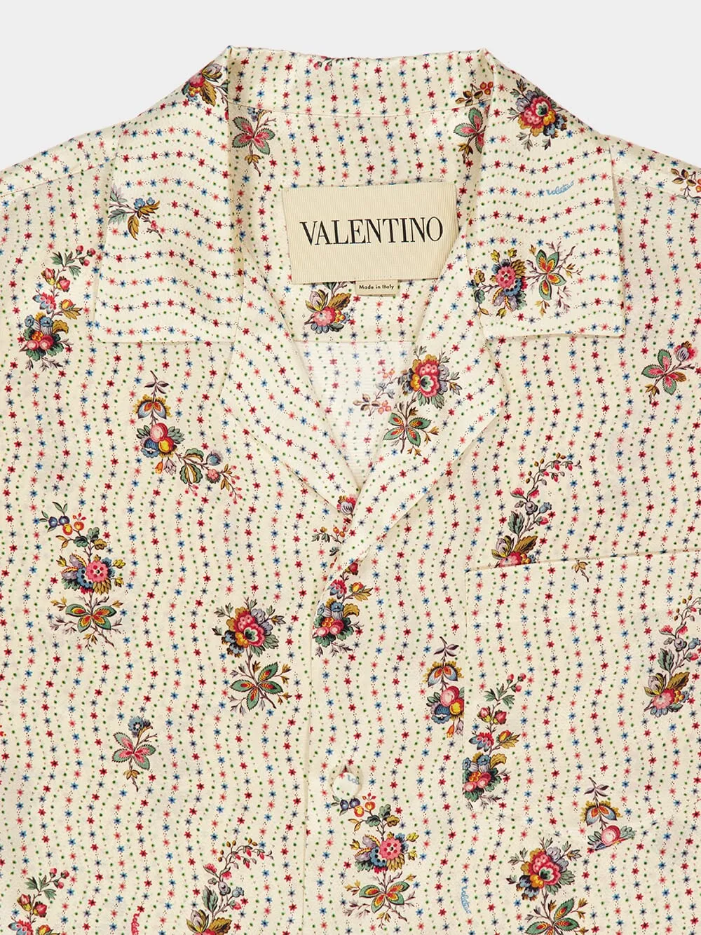 Butter Silk Bowling Shirt Floral Print sold by Fashion Clinic product image thumbnail 5