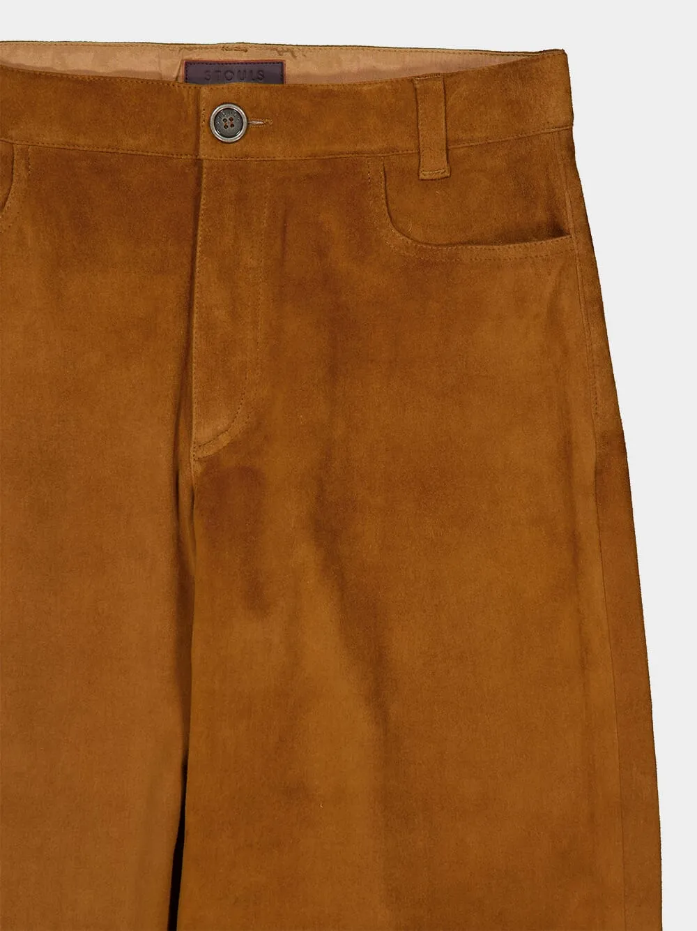 Brown Coyote Lilou Stretch Leather Pants sold by Fashion Clinic product image thumbnail 4