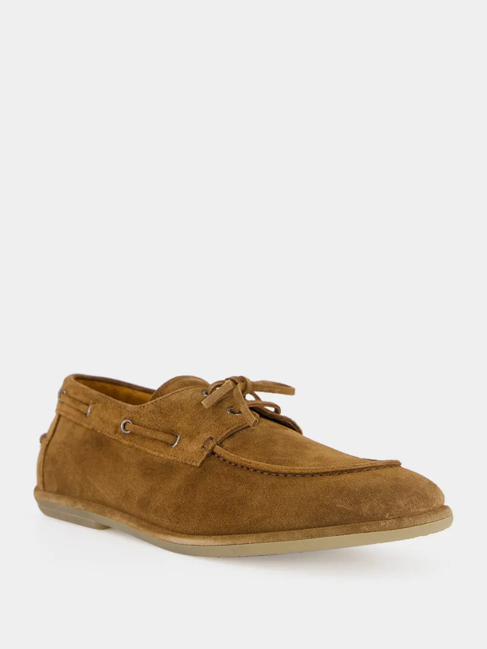 Cubano Love 001 Brown Suede Boat Shoes sold by Fashion Clinic product image thumbnail 2