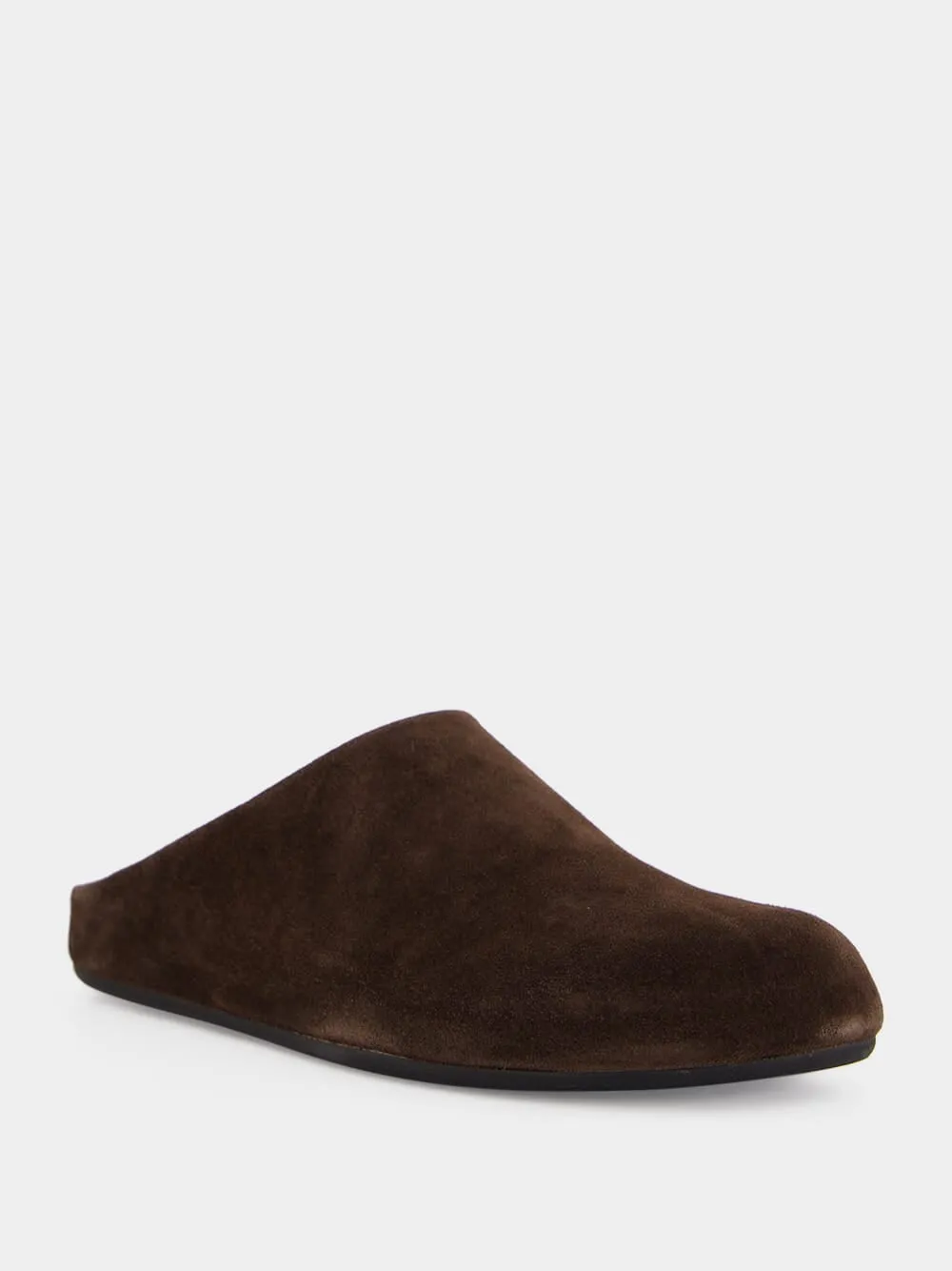 Brown Babouche 001 Suede Mule Sandals sold by Fashion Clinic product image thumbnail 2