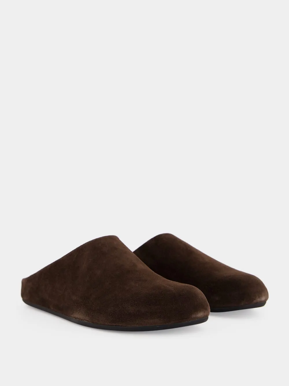 Brown Babouche 001 Suede Mule Sandals sold by Fashion Clinic product image thumbnail 3