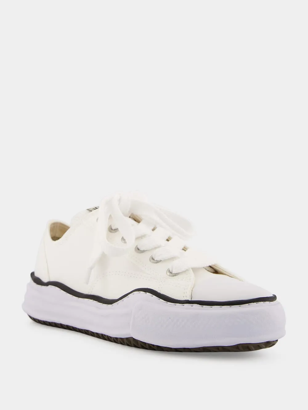 White Peterson OG Sole Canvas Low-Top Sneakers sold by Fashion Clinic product image thumbnail 2