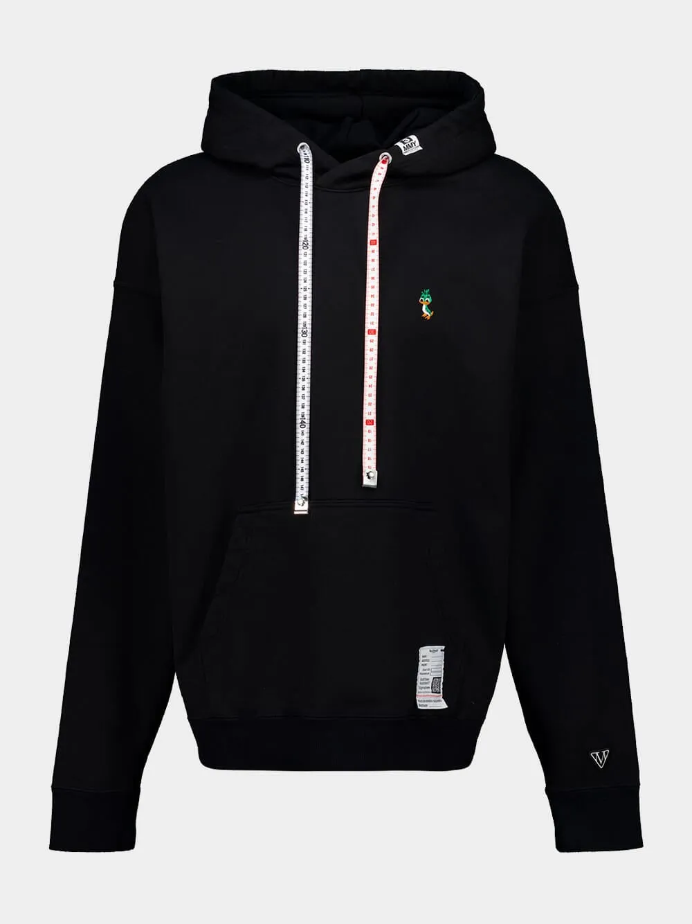 Black Leon Embroidery Hooded Sweatshirt sold by Fashion Clinic