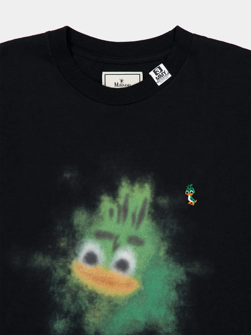 Black Leon Printed T-Shirt sold by Fashion Clinic product image thumbnail 3