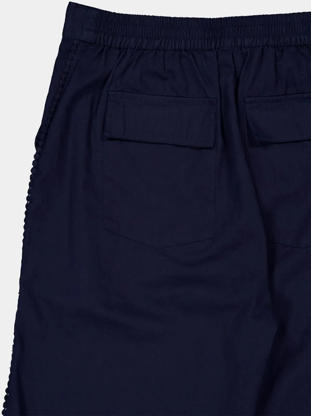 Navy Corniche Trousers sold by Fashion Clinic product image thumbnail 4