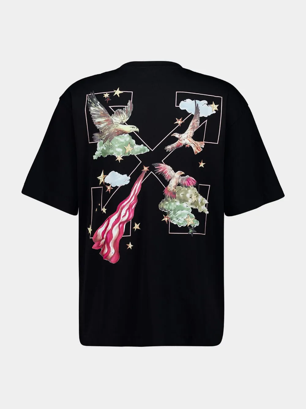 Black Dream Arrow Skate Cotton T-Shirt sold by Fashion Clinic product image thumbnail 2