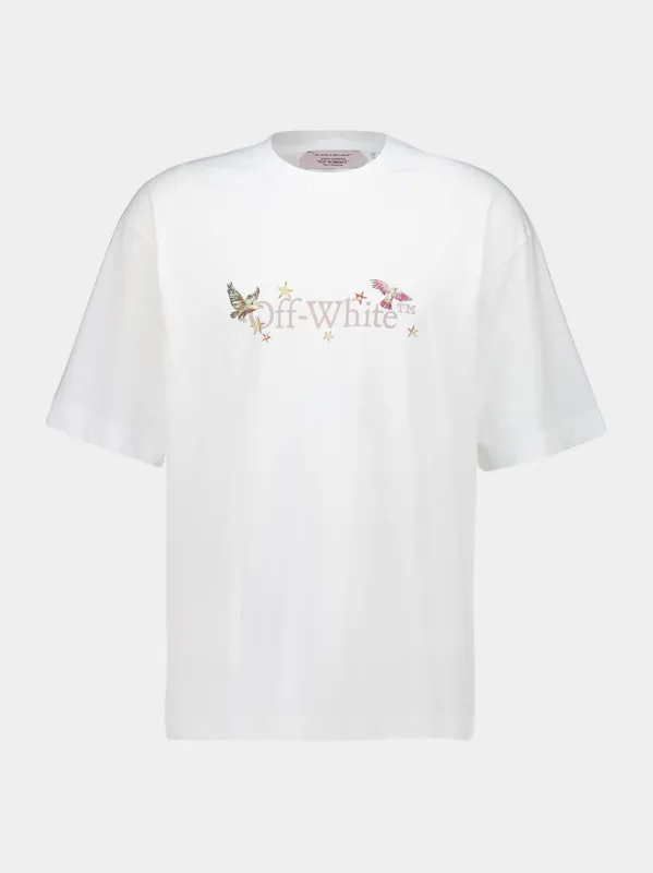 White Dream Arrow Skate Cotton T-Shirt made by Off-White