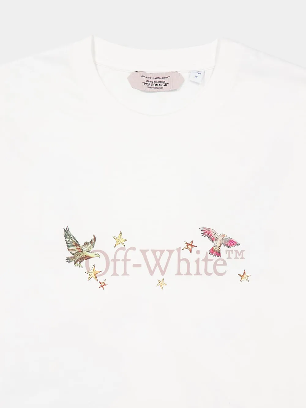 White Dream Arrow Skate Cotton T-Shirt sold by Fashion Clinic product image thumbnail 3
