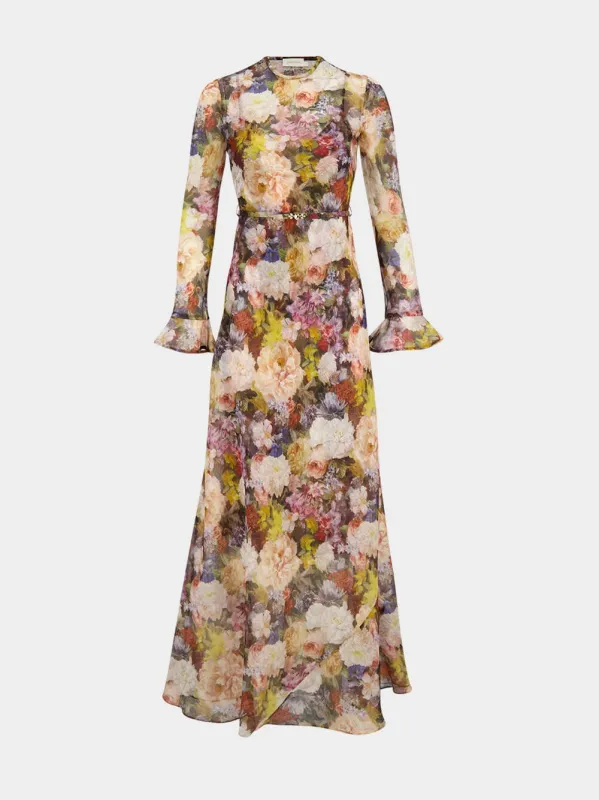 Rosette Alchemy Floral Maxi Dress made by Zimmermann