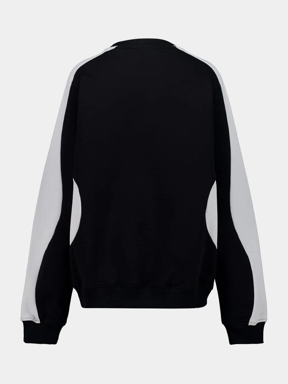 Black Colourblock Logo Sweatshirt sold by Fashion Clinic product image thumbnail 3