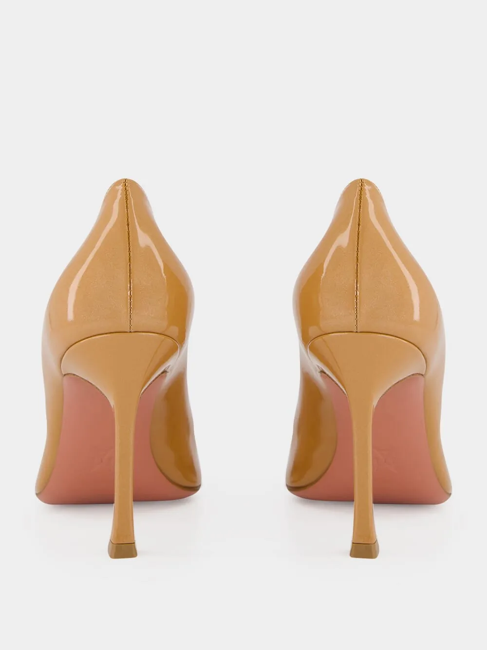 Latte Camelia Pearly Patent 90 Pumps sold by Fashion Clinic product image thumbnail 5