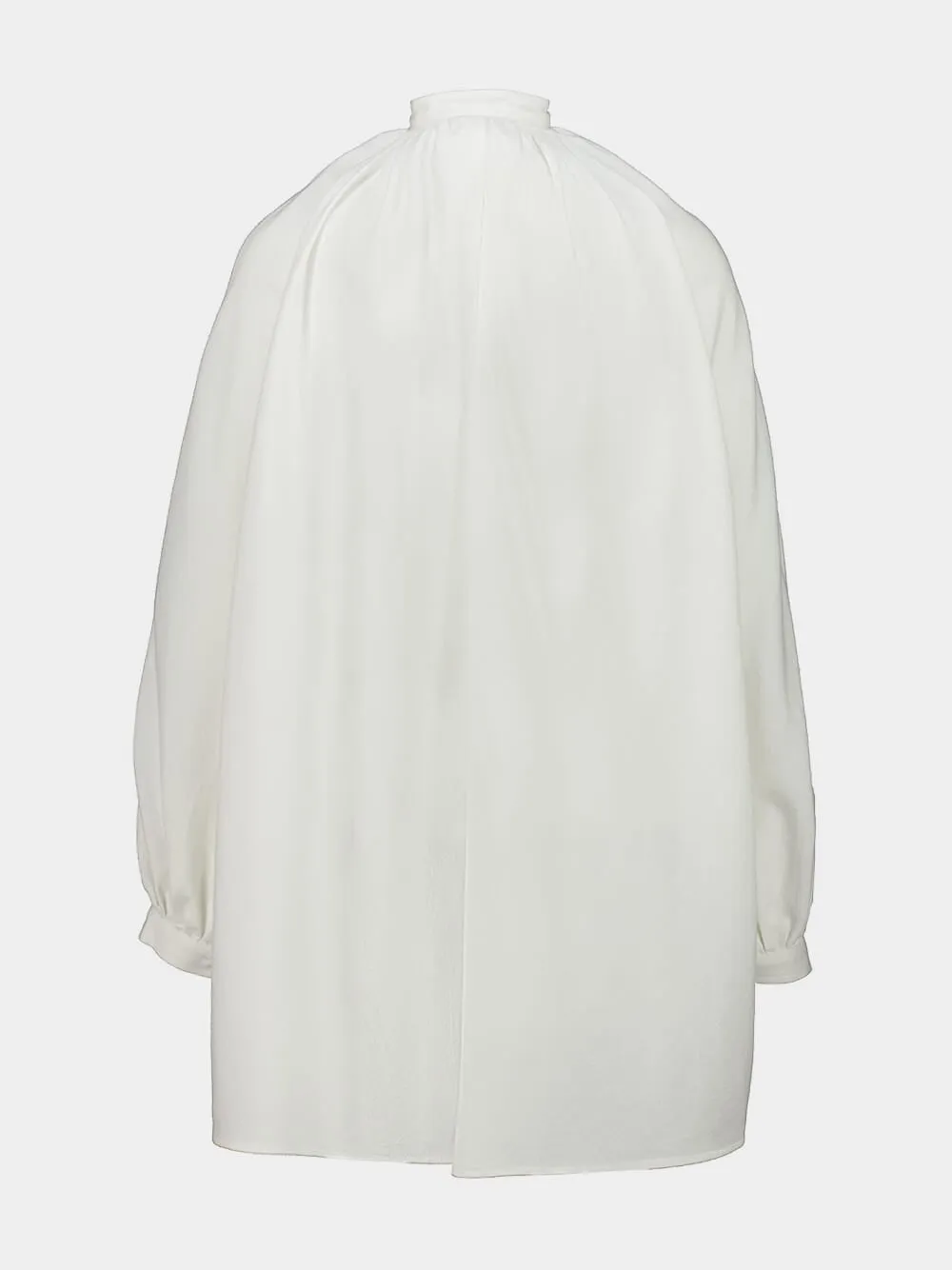 White Touarreg Cotton Balloon Sleeve Tunic sold by Fashion Clinic product image thumbnail 2