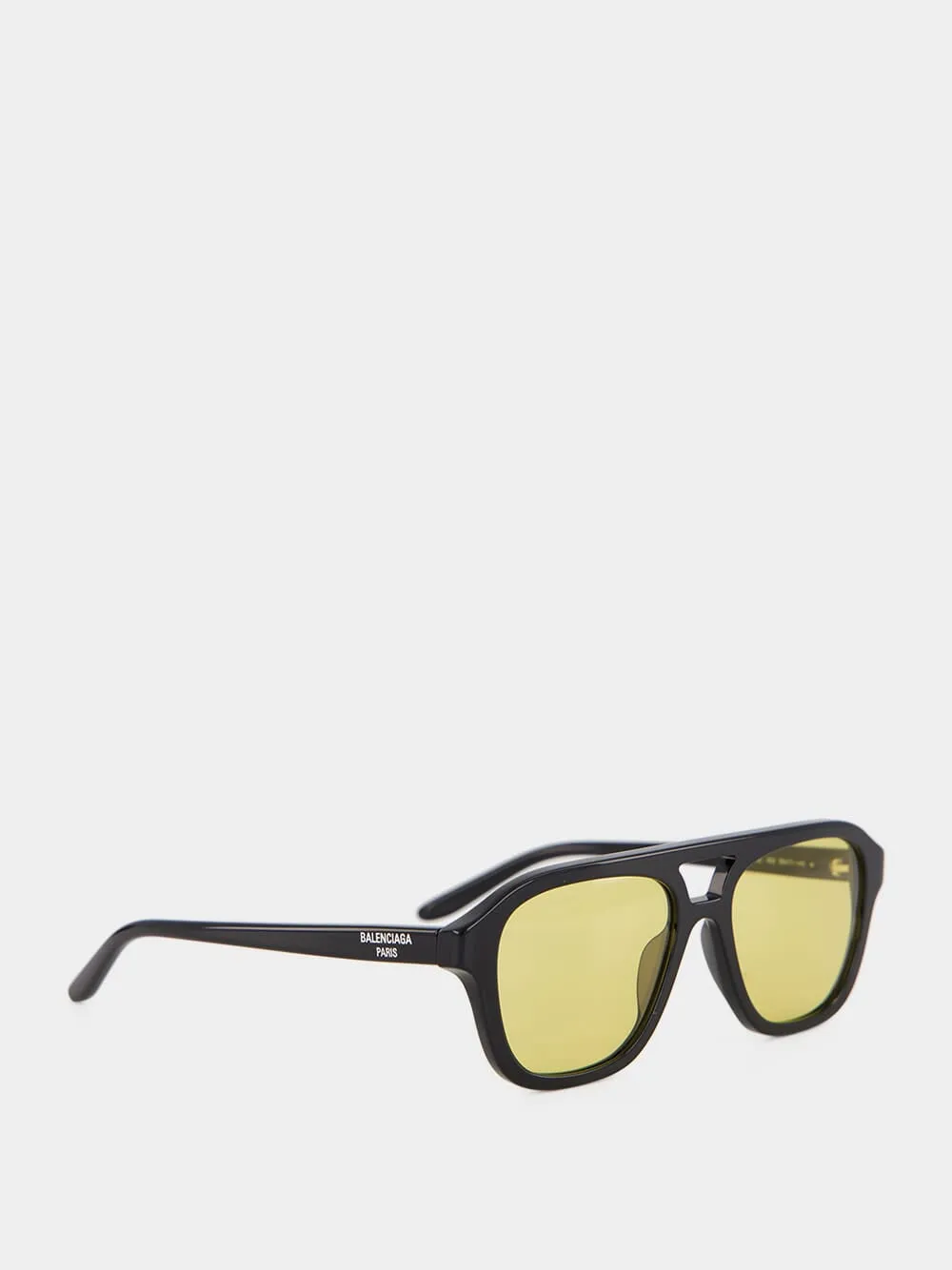 Black Daily Pilot Acetate Sunglasses sold by Fashion Clinic product image thumbnail 2