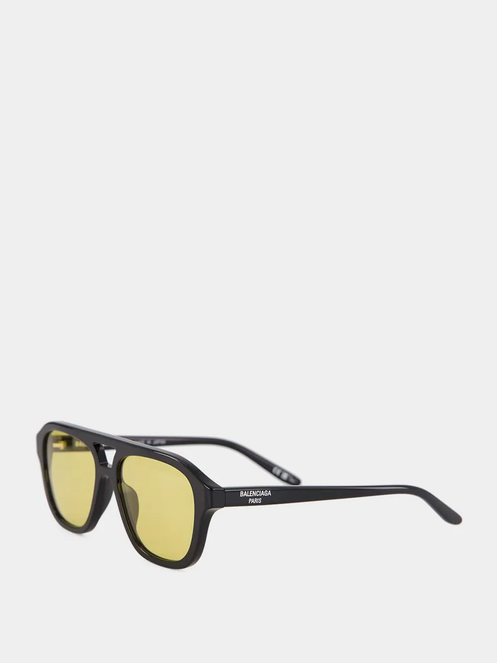 Black Daily Pilot Acetate Sunglasses sold by Fashion Clinic product image thumbnail 3