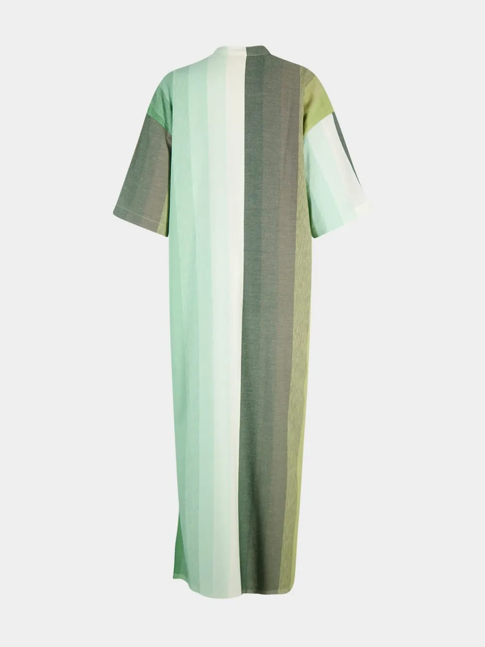 Stripe 27 Maxi V-Neck Cotton Kaftan sold by Fashion Clinic product image thumbnail 2