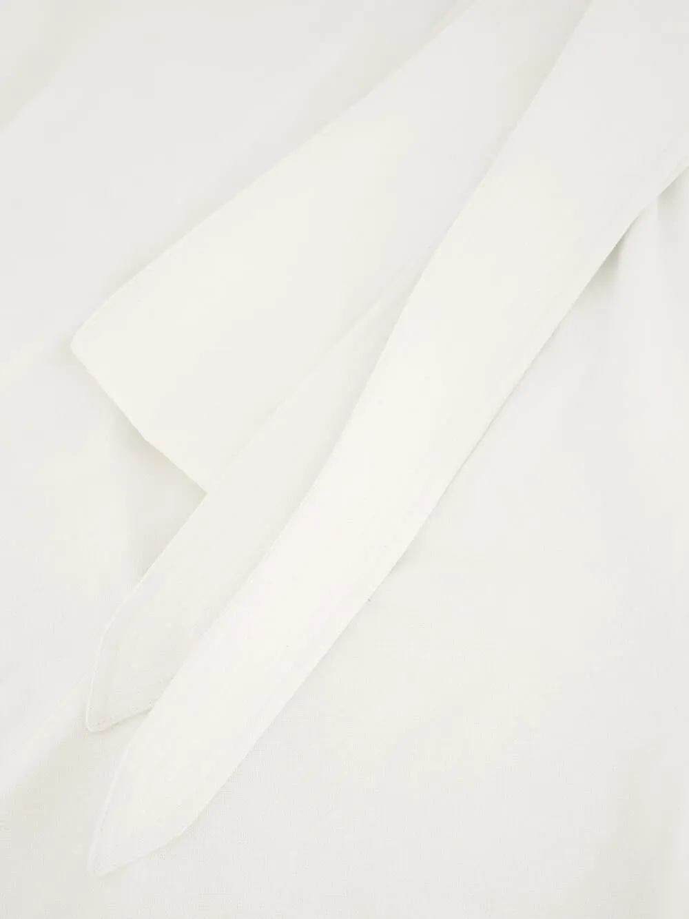 Solid White The Touareg Cotton V-Neck Maxi Dress sold by Fashion Clinic product image thumbnail 4