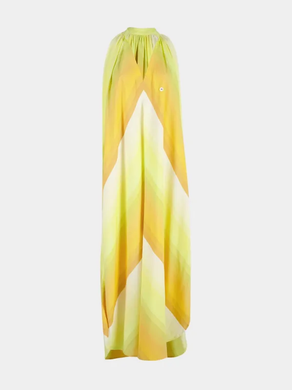 Stripe 38 The Halter Neck Cotton Dress made by Fashion Clinic