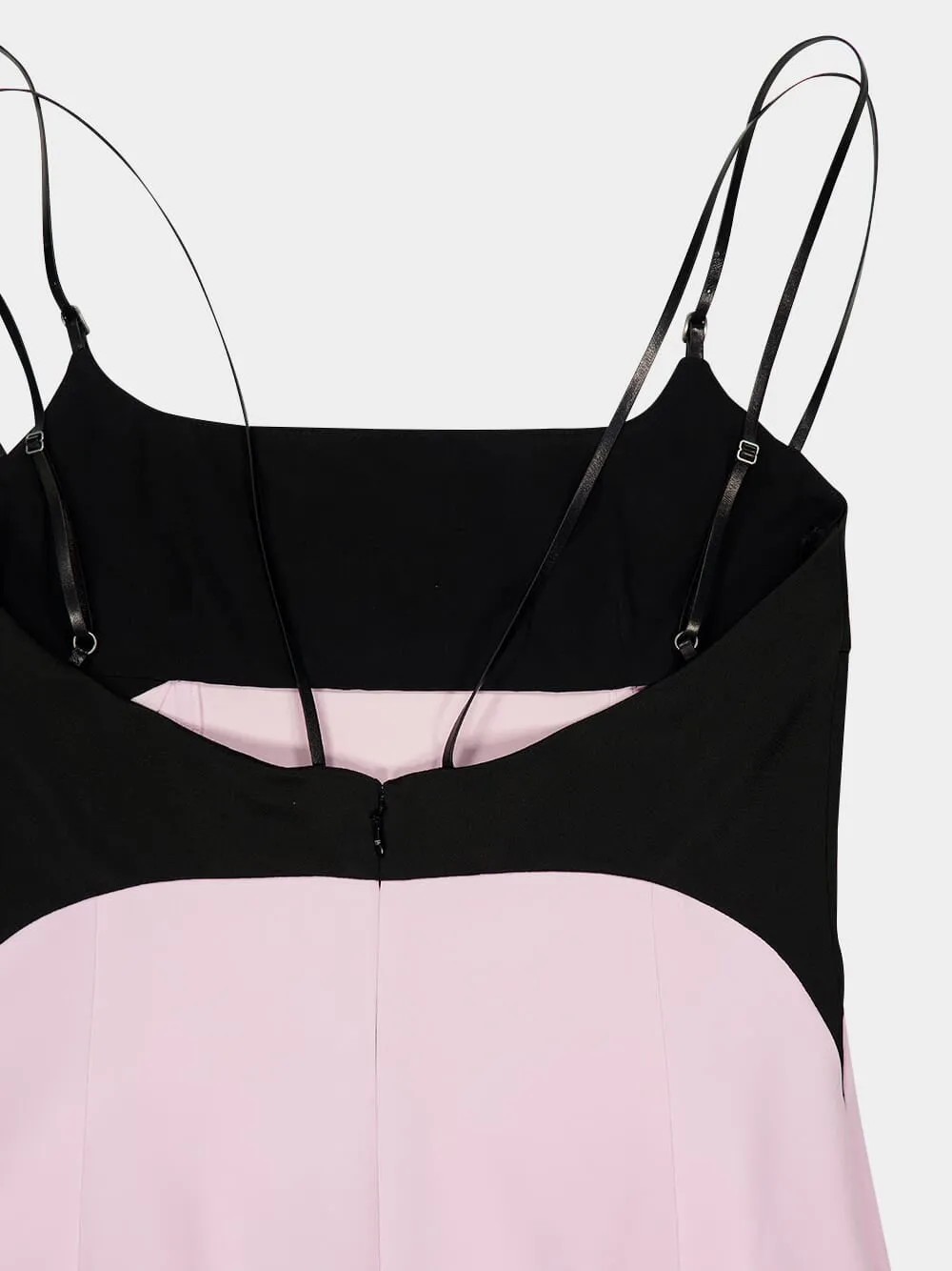 Orchid Pink Pencil Dress with Leather Straps sold by Fashion Clinic product image thumbnail 4