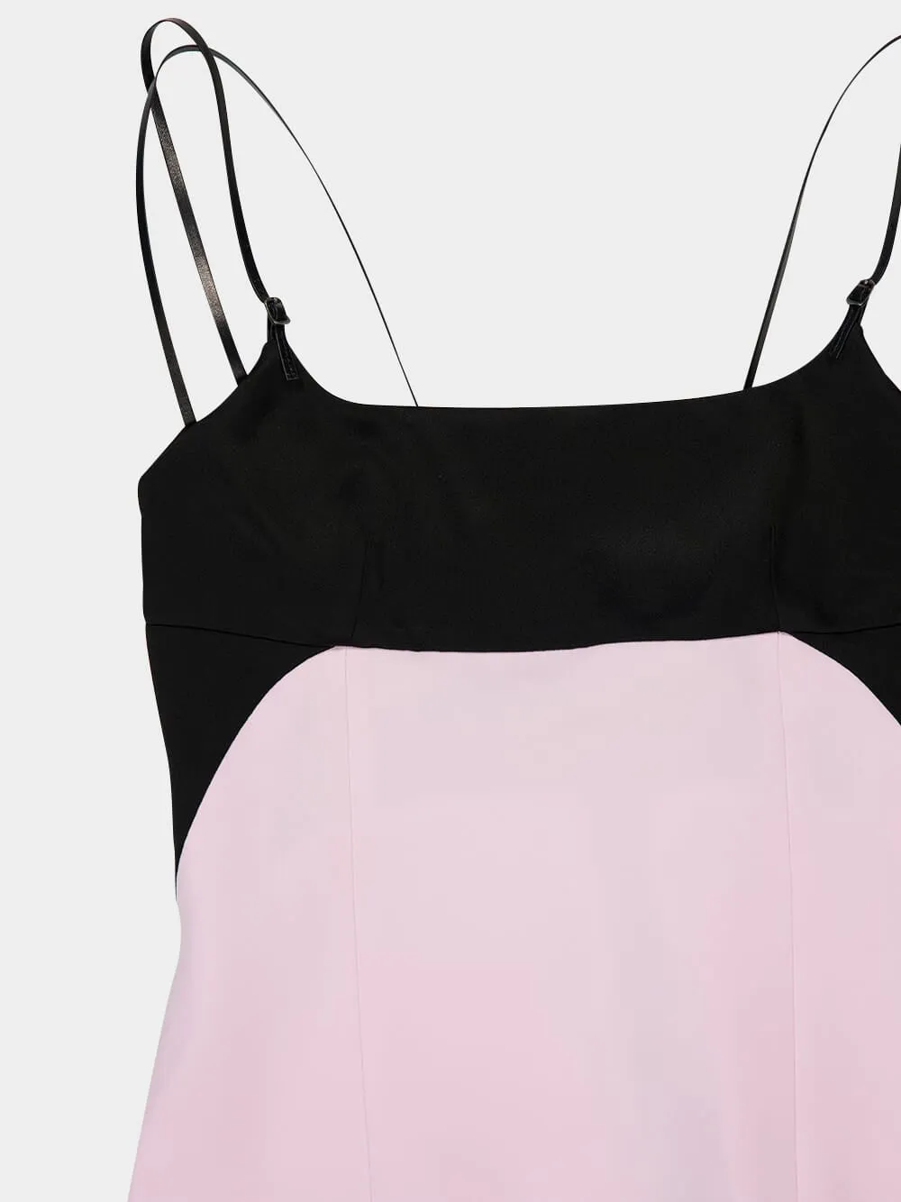Orchid Pink Pencil Dress with Leather Straps sold by Fashion Clinic product image thumbnail 3