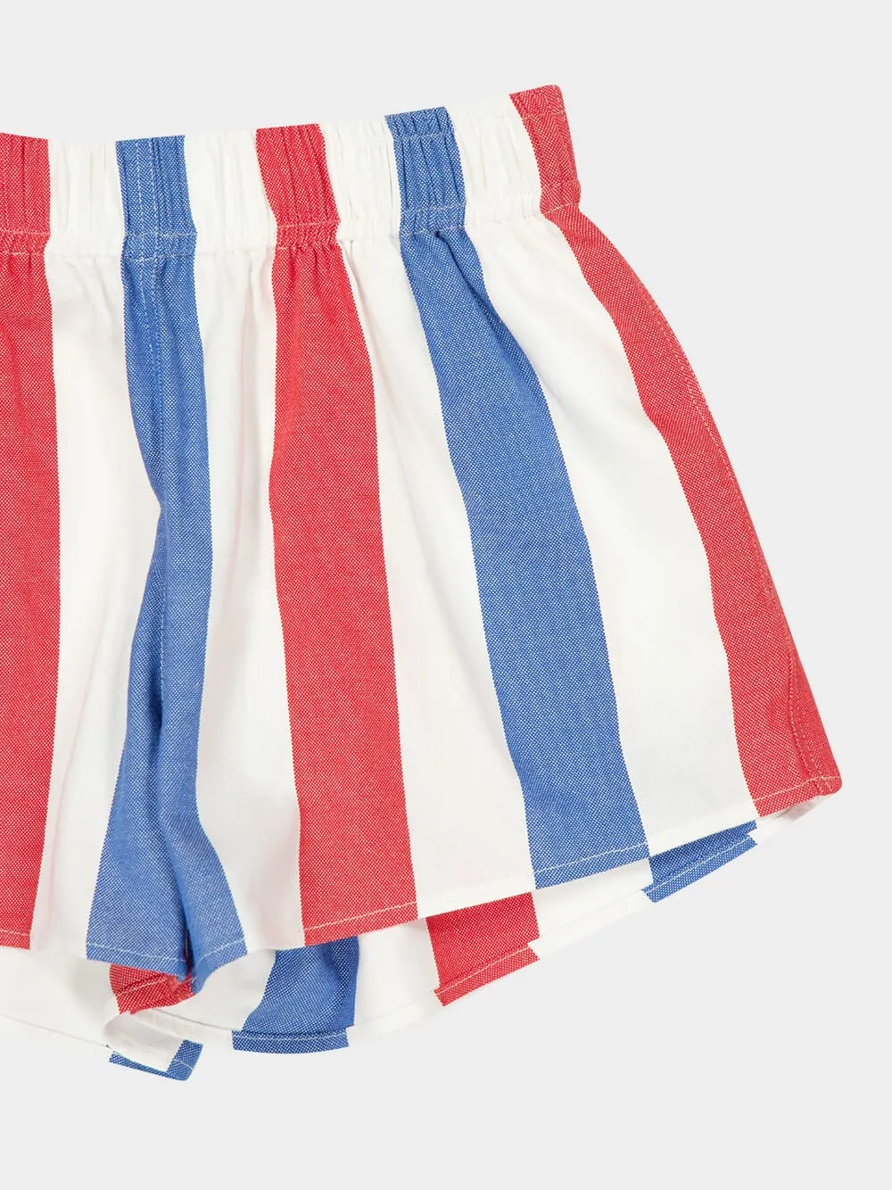 Stripe 55 High-Waisted Cotton Shorts sold by Fashion Clinic product image thumbnail 3