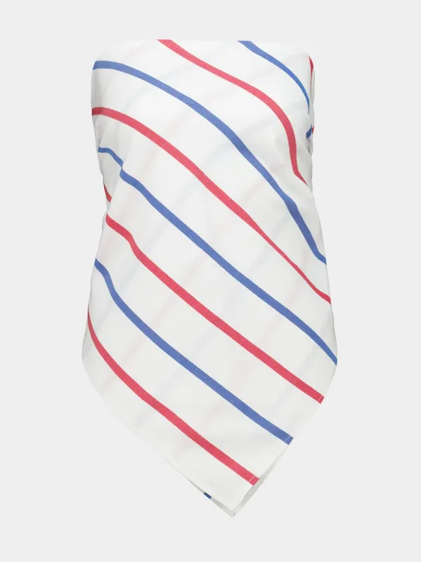 Stripe 57 The Triangle Cotton Sleeveless Top made by Fashion Clinic