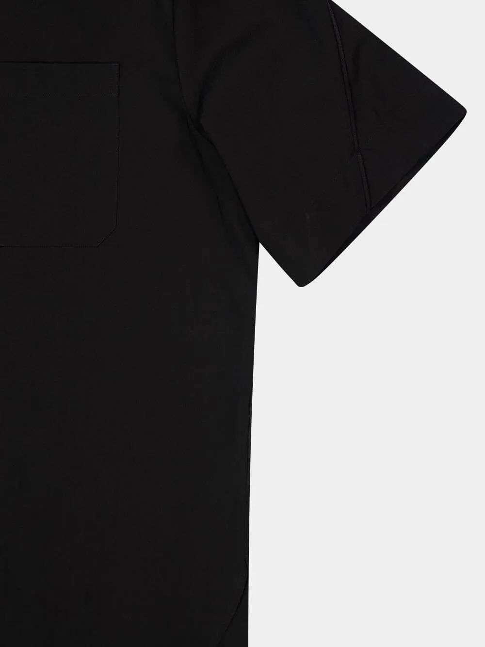 Black Couture Seam Zipped Shirt sold by Fashion Clinic product image thumbnail 4