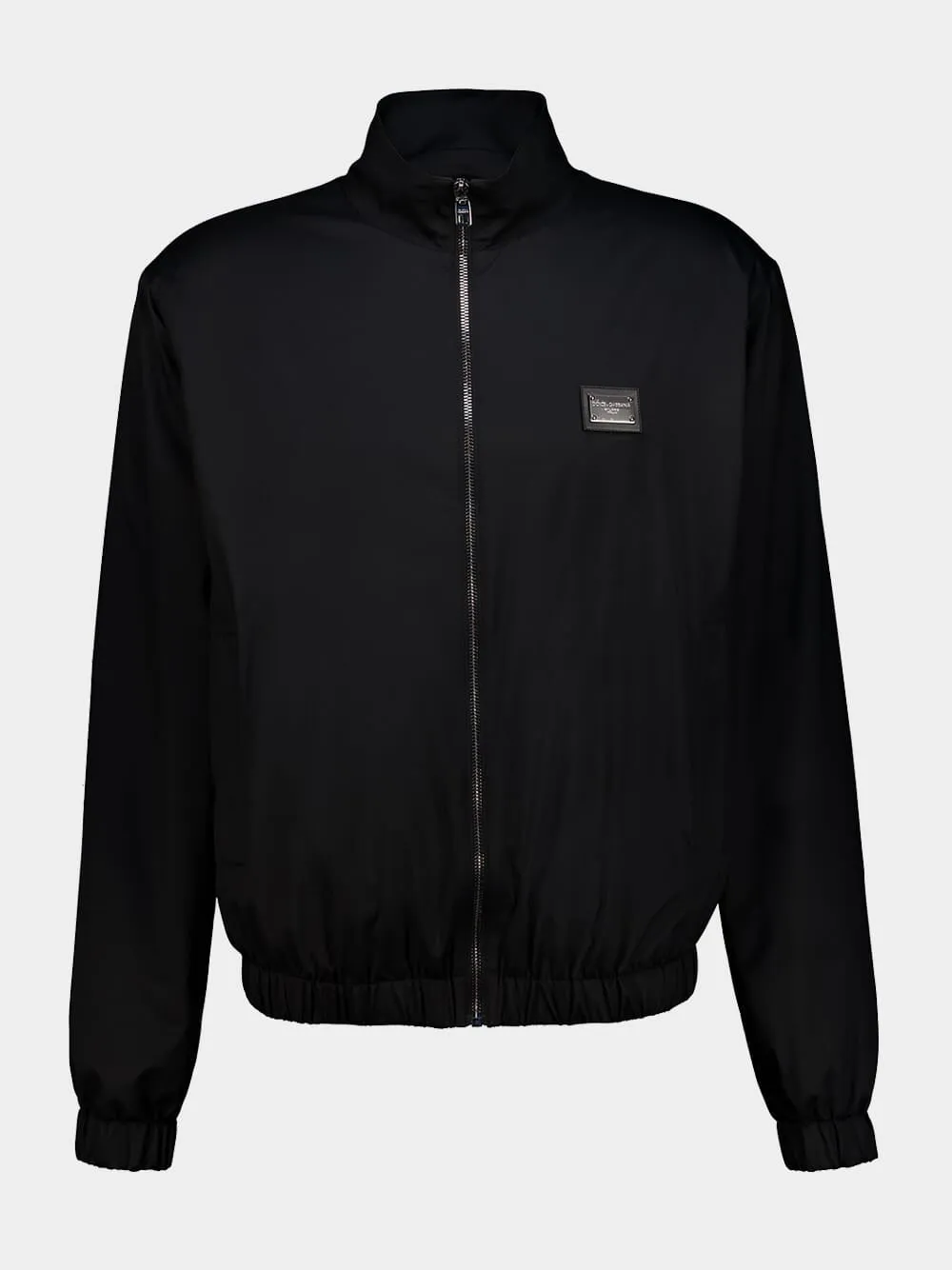 Black Light Nylon Jacket with Branded Tag sold by Fashion Clinic