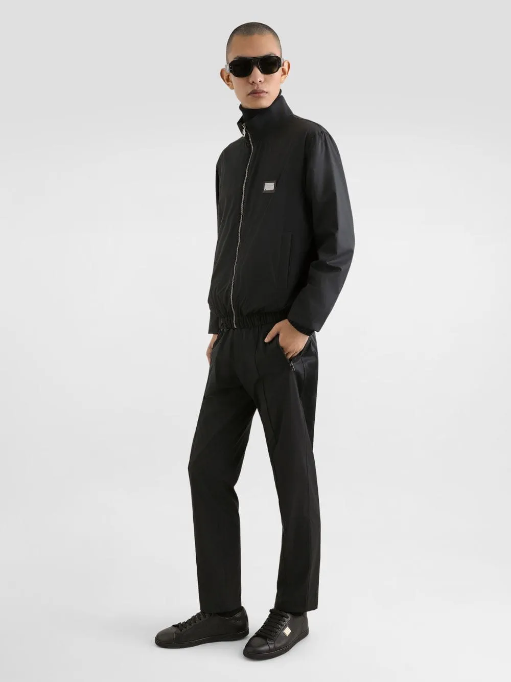 Black Light Nylon Jacket with Branded Tag sold by Fashion Clinic product image thumbnail 2