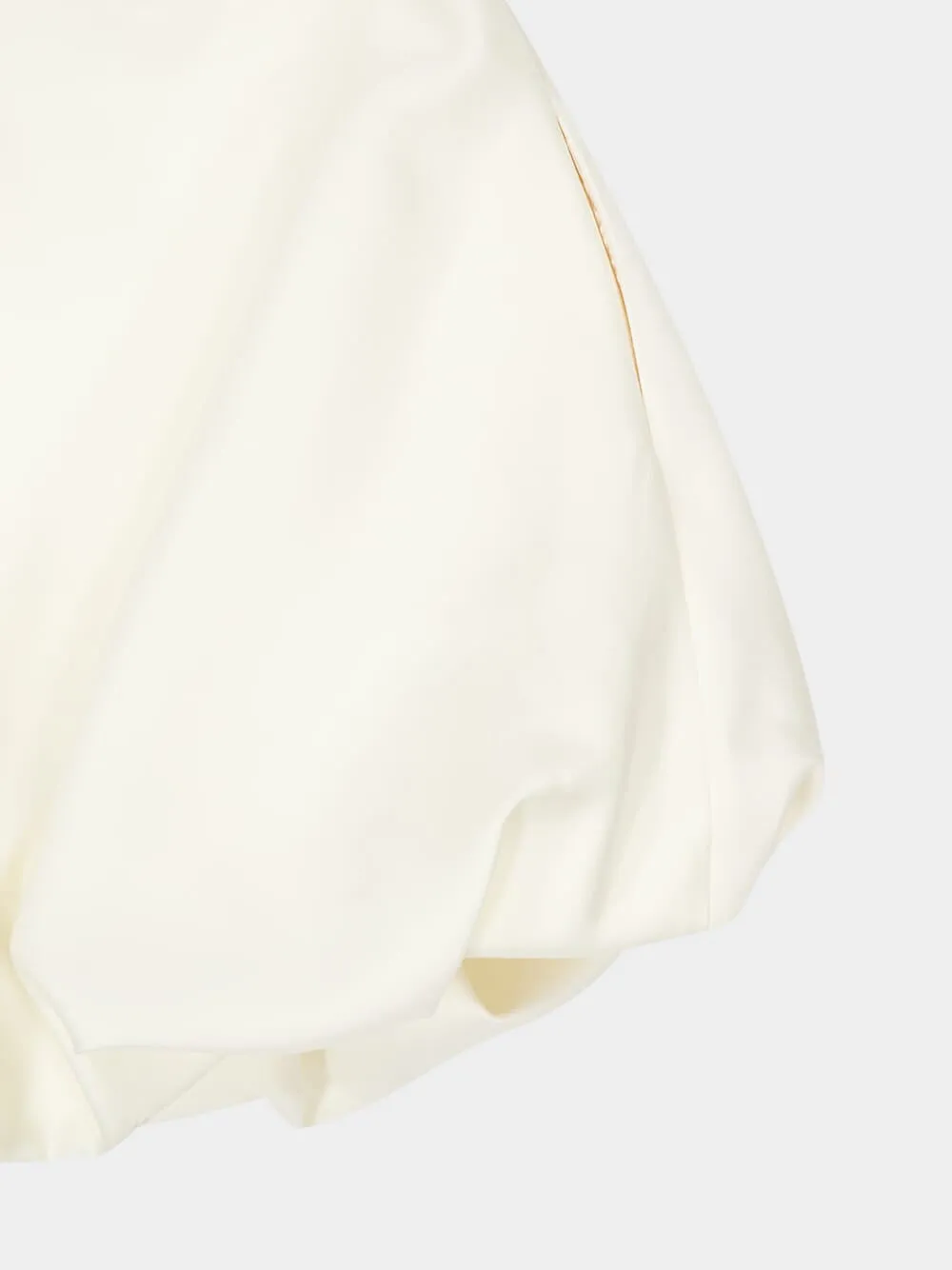 Ivory Halter Neck Wool Mini Dress sold by Fashion Clinic product image thumbnail 4