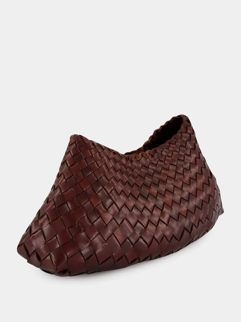 Comporta Bruciato Woven Leather Clutch sold by Fashion Clinic product image thumbnail 3