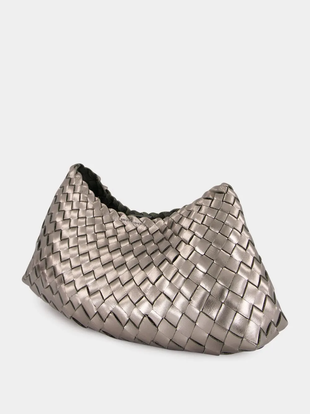 Comporta Covert Foil Leather Clutch sold by Fashion Clinic product image thumbnail 5