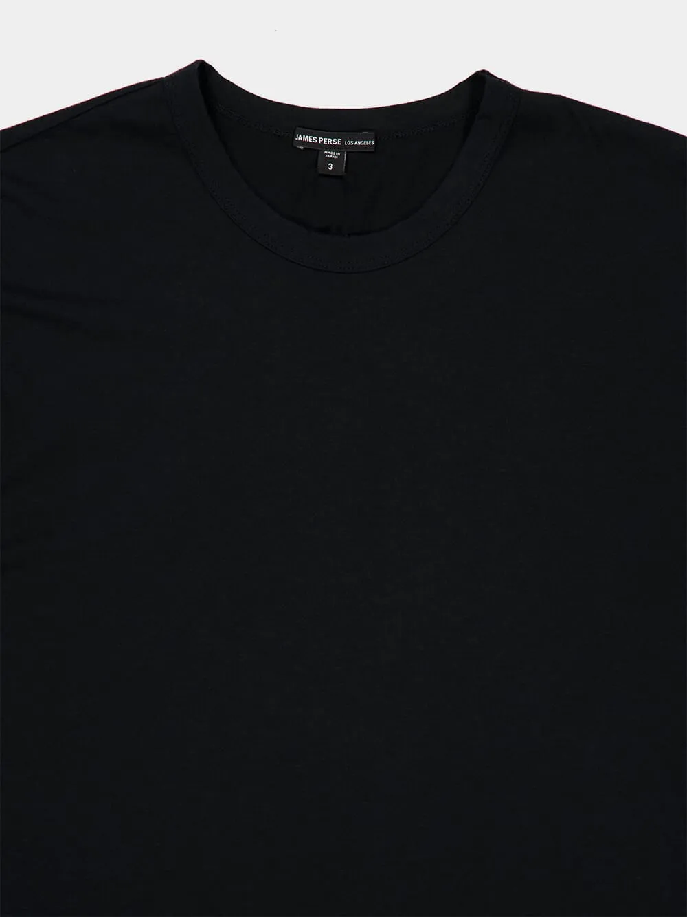Black Luxe Lotus Cotton T-Shirt sold by Fashion Clinic product image thumbnail 3