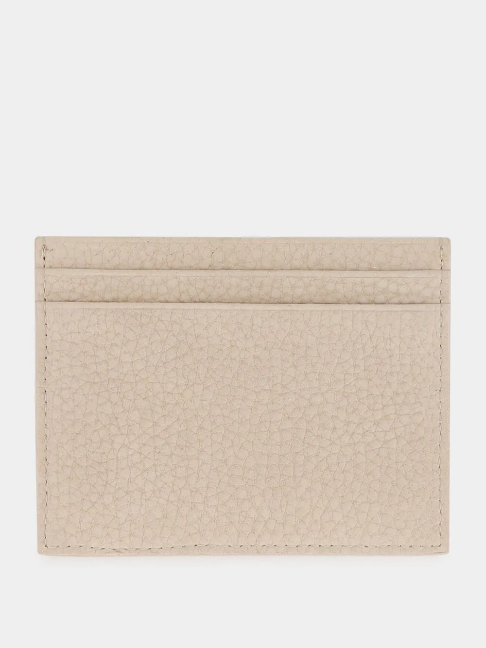 Beige Mooncrest Grained Leather Card Holder sold by Fashion Clinic product image thumbnail 2