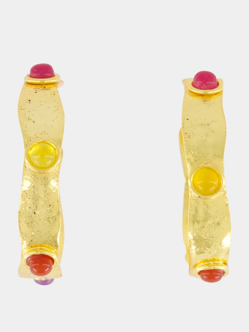 Bianca Multicolour Hoop Earrings sold by Fashion Clinic