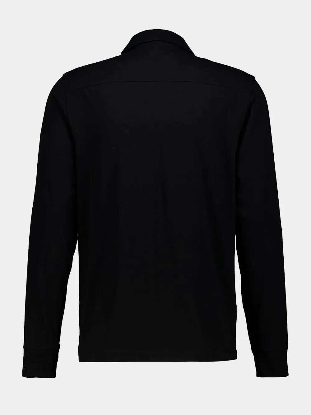 Black Clean Finish Cotton Jersey Shirt sold by Fashion Clinic product image thumbnail 2