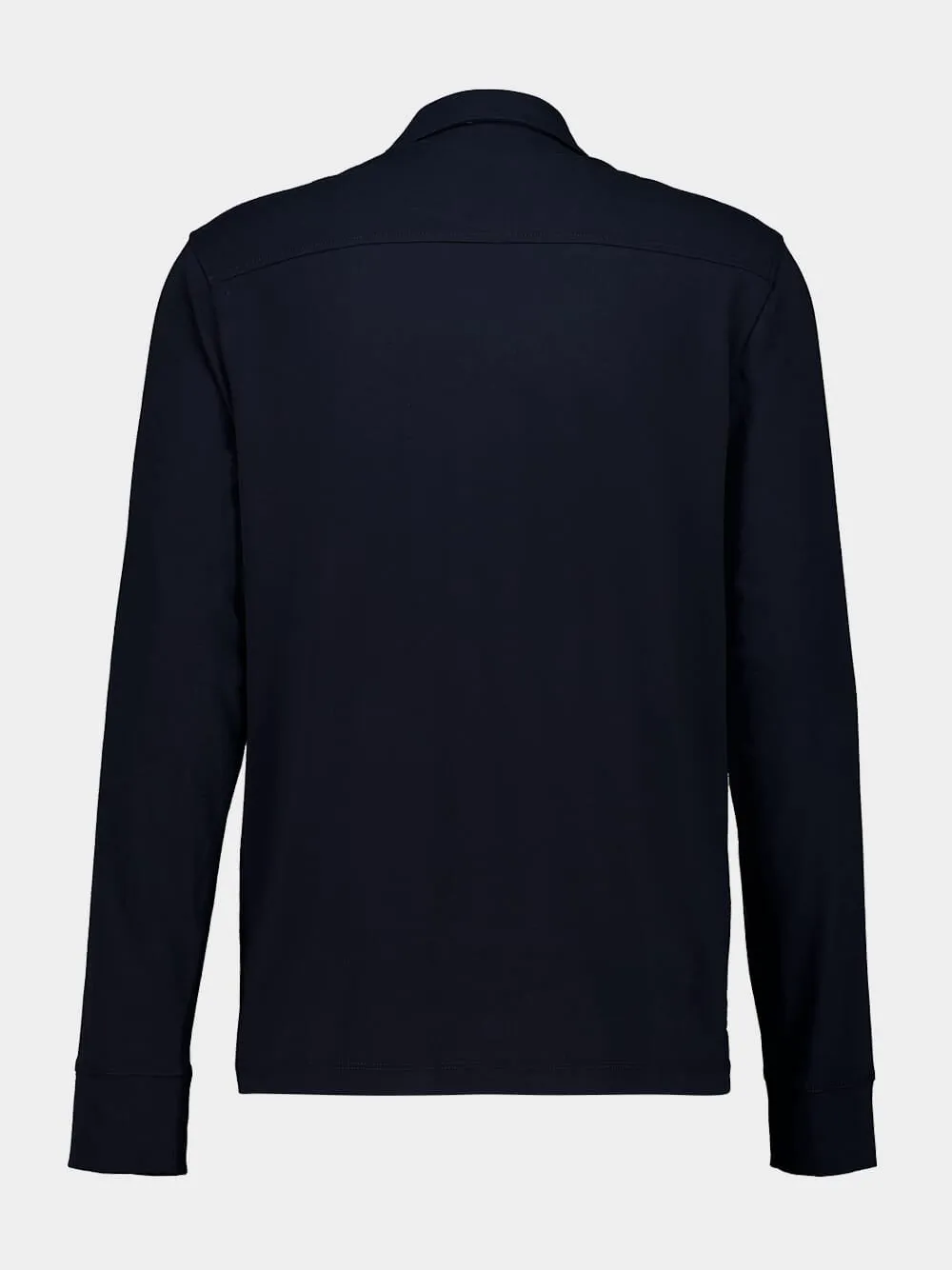 Deep Blue Clean Finish Cotton Jersey Shirt sold by Fashion Clinic product image thumbnail 2