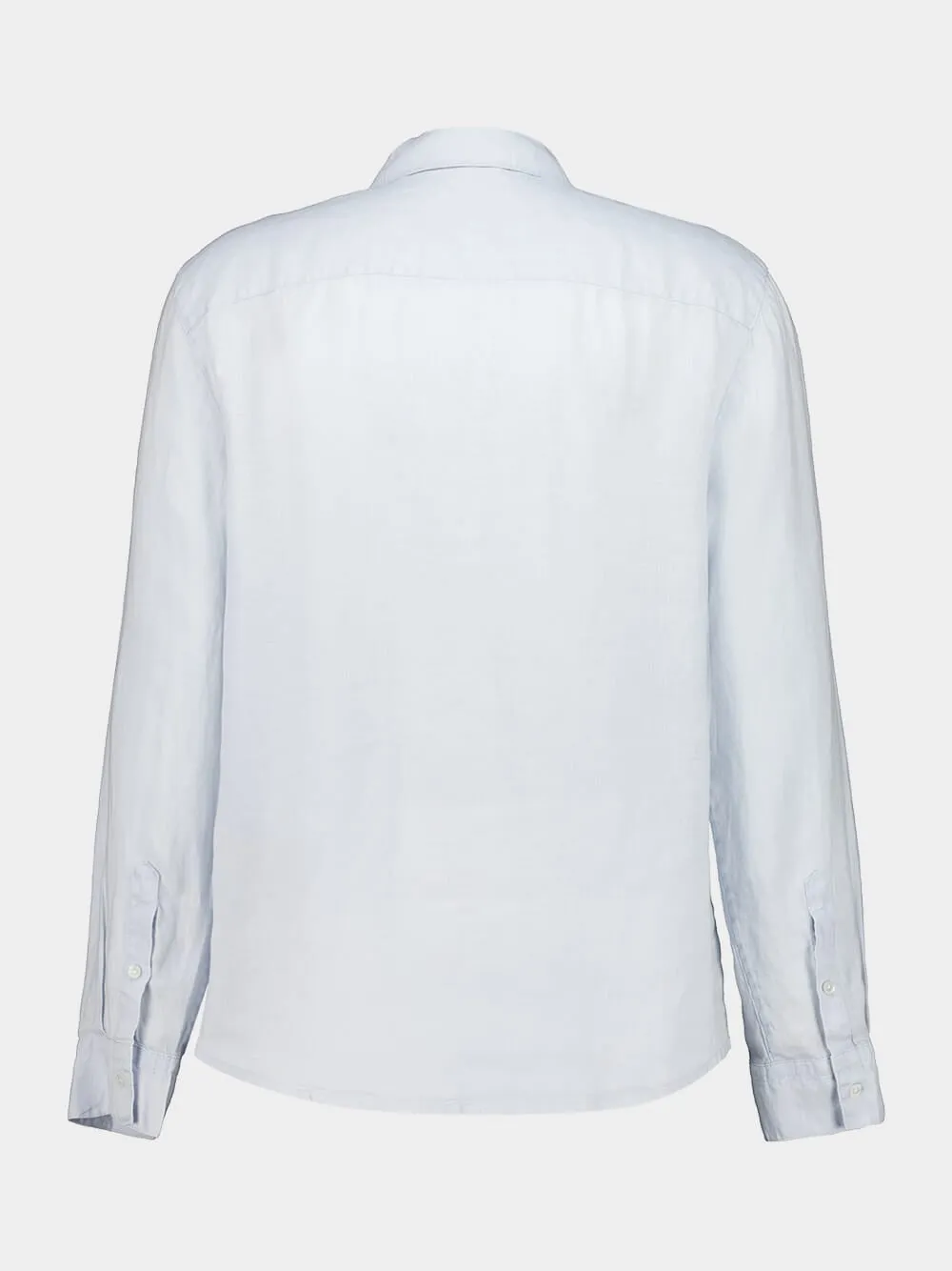Light Blue Classic Linen Shirt sold by Fashion Clinic product image thumbnail 2