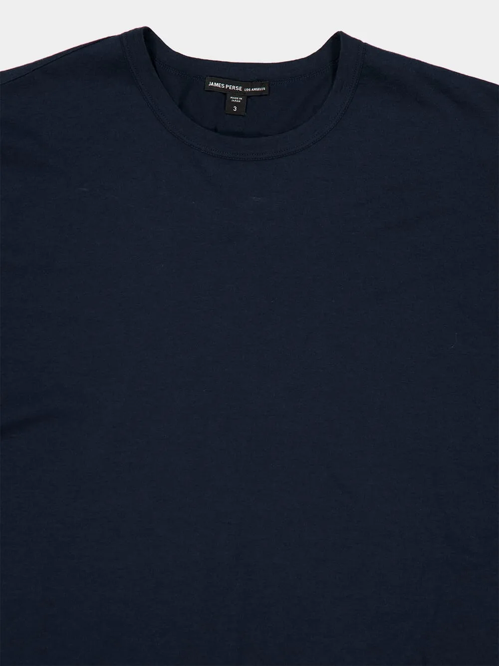 French Navy Luxe Lotus Cotton T-Shirt sold by Fashion Clinic product image thumbnail 3