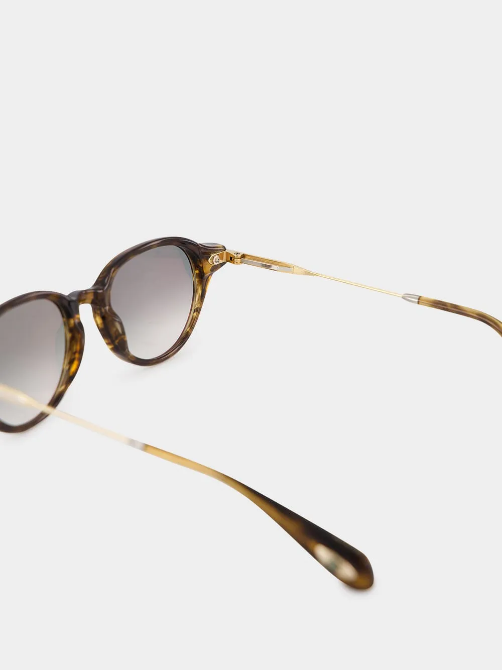 Après-Ski Tobacco Gradient Round Sunglasses sold by Fashion Clinic product image thumbnail 5