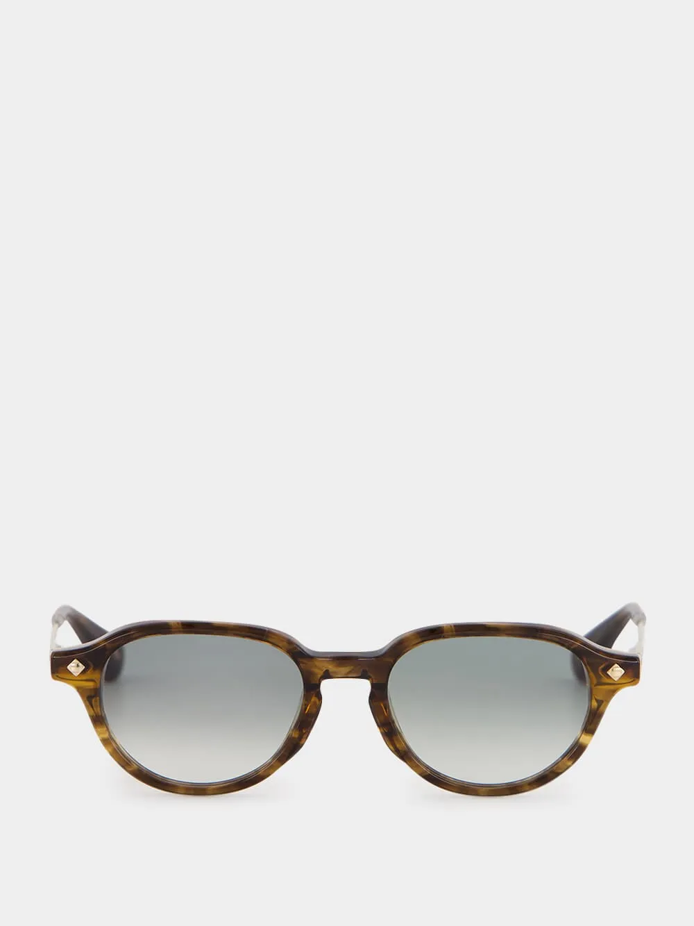Après-Ski Tobacco Gradient Round Sunglasses sold by Fashion Clinic
