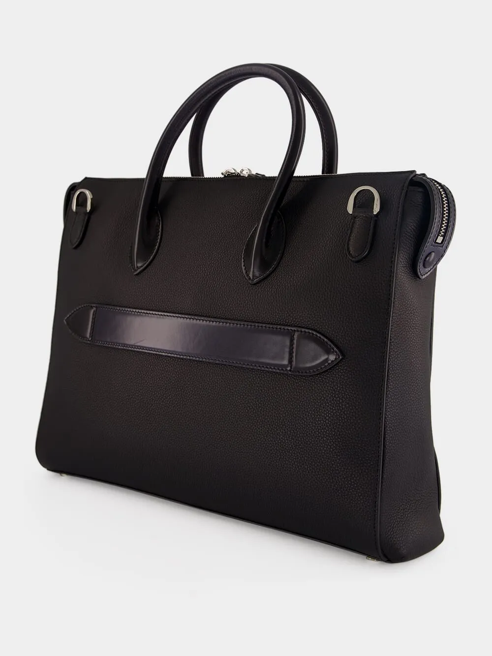 Black Leather Laptop Bag sold by Fashion Clinic product image thumbnail 5