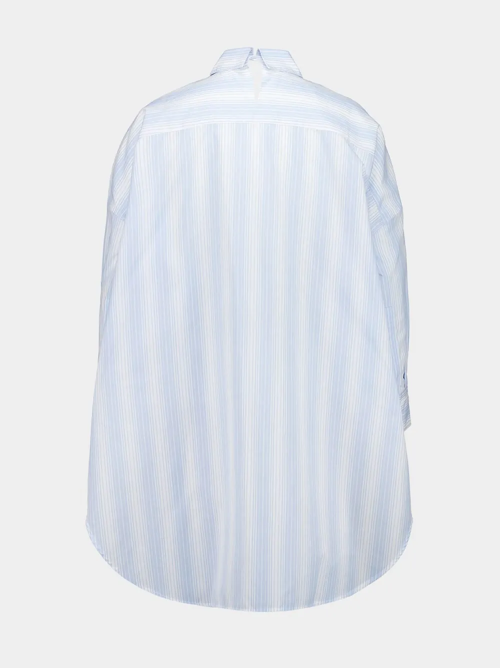 Light Blue Striped Panel Shirt sold by Fashion Clinic product image thumbnail 2