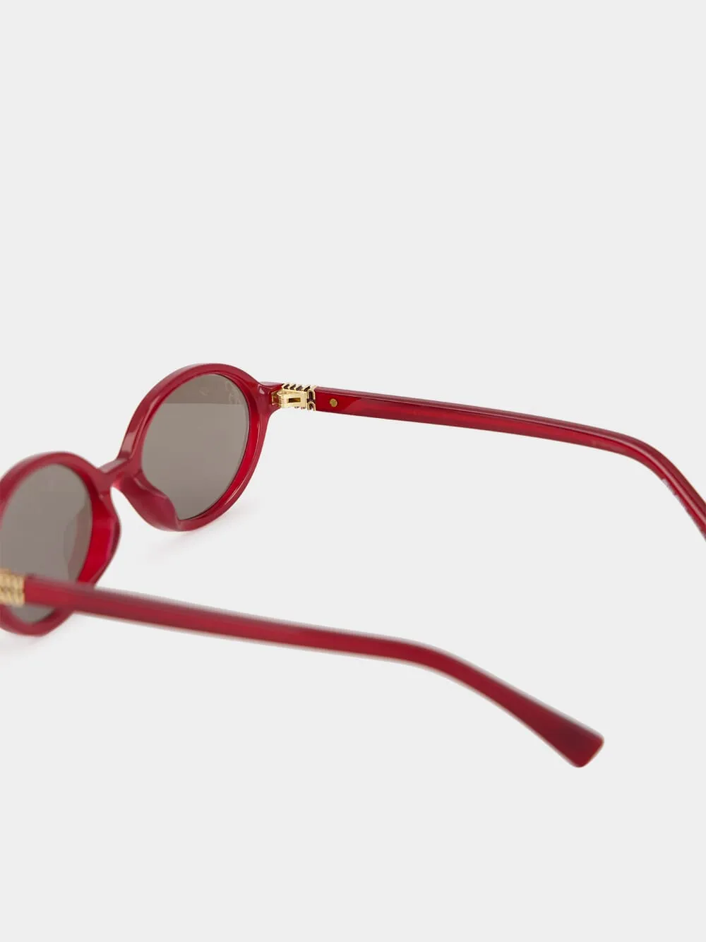 Opal Burgundy Regard Sunglasses sold by Fashion Clinic product image thumbnail 4