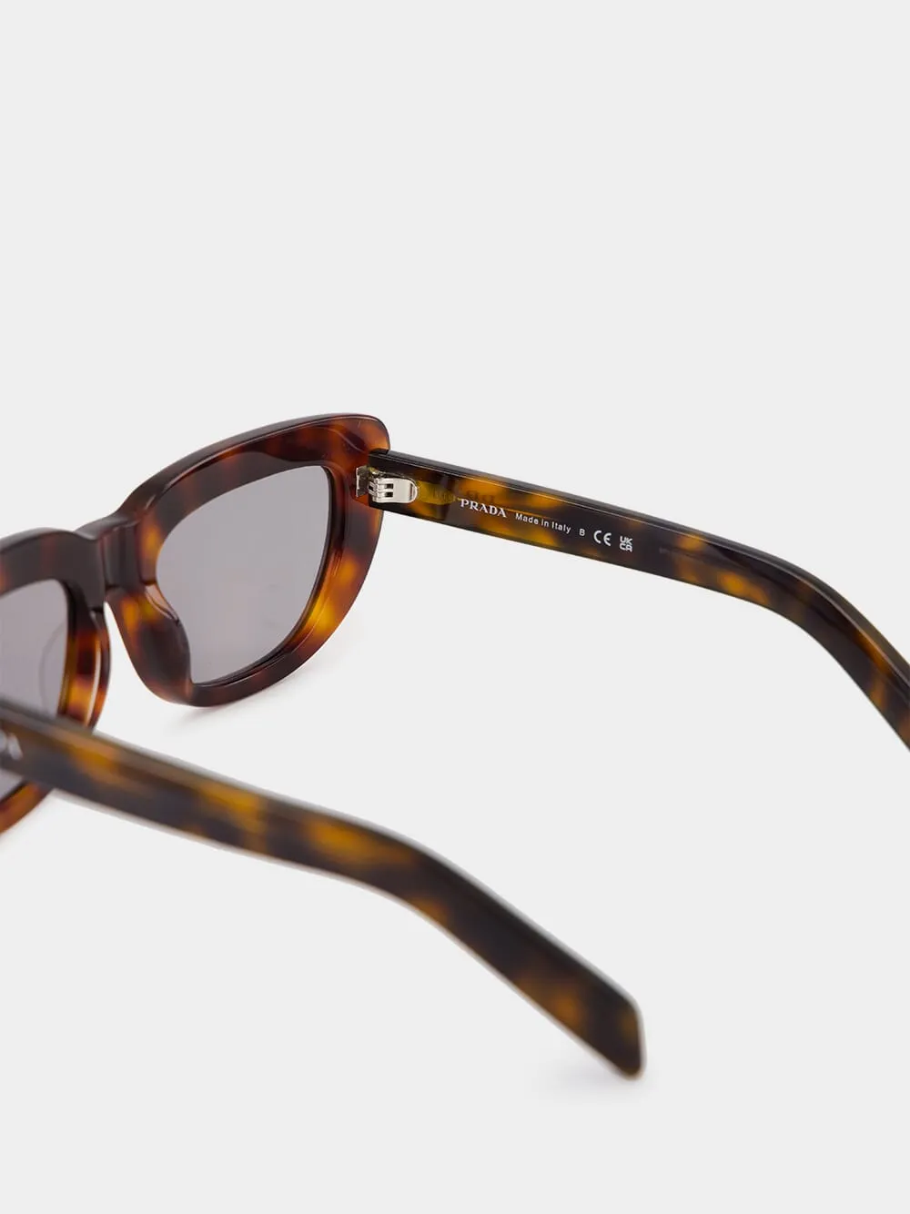 Juniper Tortoise Rectangular Sunglasses sold by Fashion Clinic product image thumbnail 5