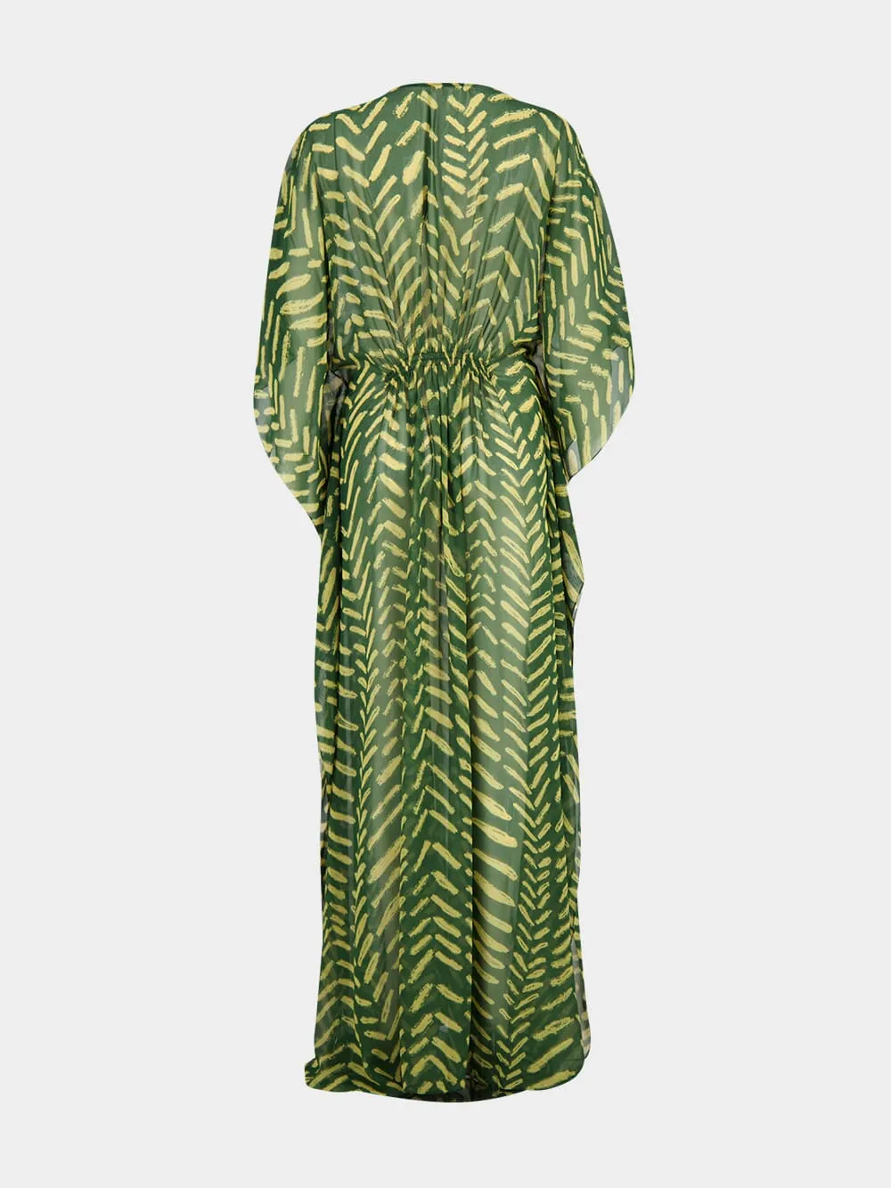 Secret Garden Printed Kaftan Dress sold by Fashion Clinic product image thumbnail 4