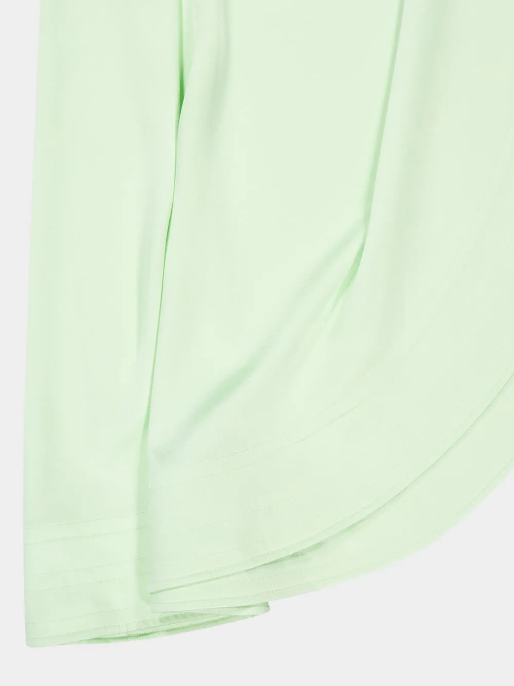 Green Asymmetric Sleeveless Maxi Dress sold by Fashion Clinic product image thumbnail 3